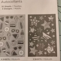 220 Patriotic Summer Stickers American Greetings July 4th Party Favor Craft