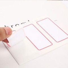 36 labels stickers Sheets White Self-Adhesive Label Name Sticker Blank N..X