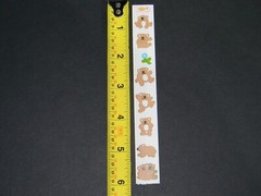 Vintage Toots 1982 KOALAS Sticker Strip by Cardesign #MUS 139 Cuddly Koala Bears