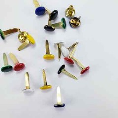 20 Round Brads Primary Colors Scrapbooking Crafts Paper Art Handmade Cards