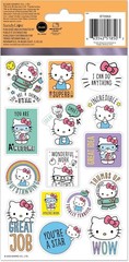 Hello Kitty Sticker Sheet Standard, Holographic 4 Sheets of Educational Stickers