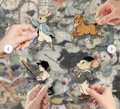 25 PIECES FAIRY TALE STORY WORLD STICKERS SCRAPBOOK JUNK JOURNAL PHONE #16