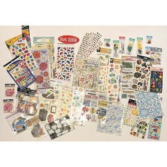 Scrapbooking Sticker Lot Summer Beach Vacation Picnic Travel Car Planes Die Cuts