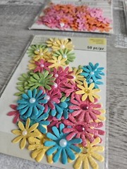Scrapbooking Flowers LOT 3D Embellishments- Floral Spring RARE HTF #98