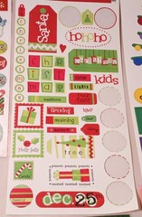 Christmas Sticker Lot Die Cut, 3-D, Glass Beaded Penguins, Snowman Snow Flake
