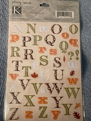 K and Company- Thanksgiving & Harvest-stickers, rubons- Johnny Yanok