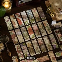 Assorted Gorgeous Flowers Plants Butterflies Washi Stickers Tape Scrapbooking