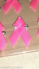 THE PAPER STUDIO Stickabilities PINK AWARENESS RIBBON Stickers – 9pcs