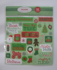Scrapbook Embellishment Lot 4 Packages Winter/Christmas Theme 143 Pieces NIP
