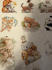 Vintage Current Stickers Baby Animals Not Opened 2 Sheets Lg