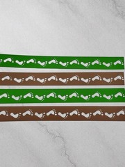 Creative Memories Footprints 12” Border Cardstock Die Cut Shapes 4 Pieces