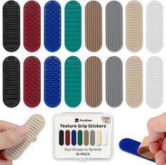Textured Sensory Stickers for Kids & Adults – 16PC Adhesive Calm Strips for Anxi