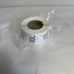 3500 Pcs Clothing Size Stickers Labels Self-Adhesive Round Stickers, XS-XXXL