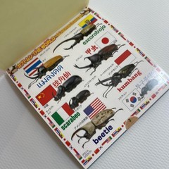 Beetle and Stag Beetle Japanese Stickers book 275 Stickers Shogakkan Neo JP