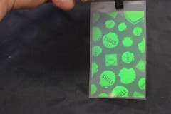 VTG Polaroid 3-D 90’s Hologram Sticker- SHELL Transparent 2 x 3.25″