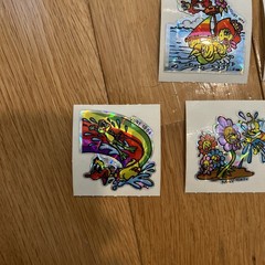 Vintage BJs Calendar Stickers Lot Of 5 Prismatic Stickers BJ BJ’s 1983 1984