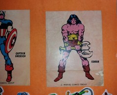 VTG MARVEL PUFFY STICKERS SHEET 10 X 12 1984 + 3 MARVEL STICKERS