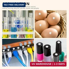 PARLAIM 1/4 Inch Circle Sticker Labels,1000 Stickers Round Color Coding Circle D