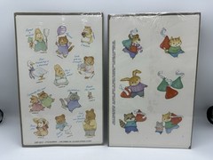 Vtg Current Inc Little Blessings Christmas Kisses 1990 Stickers Sheet Hershey