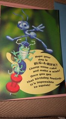 Hallmark A Bugs Life Greeting Card Birthday Dude With Envelope Disney Pixar