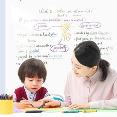 Whiteboard Sticker Roll Self-Adhesive Film Chalkboard Wallpaper for Home Office