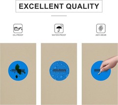 7-Color Set of 3500 Round Dot Stickers – 0.75 inches for Labeling & Crafts