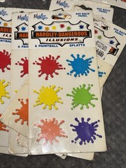 Lot Of 21 Packs Of Hardley Dangerous Sticker Sheets (*NEW OLD STOCK*)
