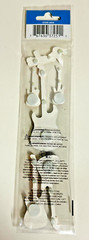 3D Fender Guitar stickers HTF scrapbooking Cool Rock n Roll! Country music RARE