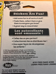 2x NEW SpongeBob SquarePants Sticker Sheets 2001 VTG 248 Total Bob Face Stickers