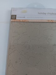 Basic grey holiday chipboard un – tis the season – unused