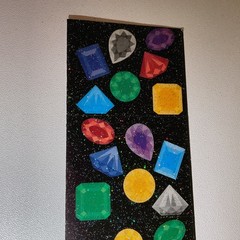 Mrs Grossman`s GLITTER GEMS 2002 Stickers Vintage retired diamond 💎