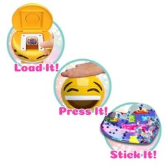 iLY DIY 3D Sticker Maker Craft Kit with Sprinkles Glitter and Gems for Ages 6