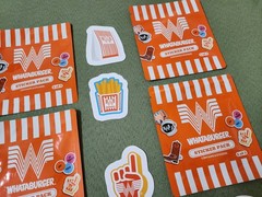 Whataburger 2026 Sticker Packs 1, 2, 3, and 5. Lot of 8 packs. New.