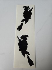 Vintage Mrs. Grossman HALLOWEEN Sticker Lot Witch Black Cat Pumpkin Bats Ghosts