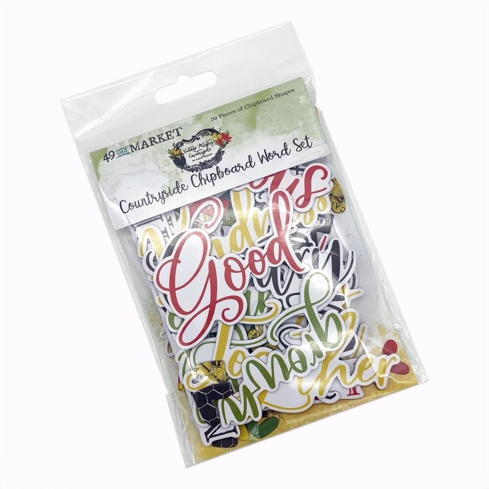 49 & Market Countryside CB Word Set Memories Together Grow Imagine Bee Kind Good