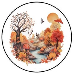 AUTUMN PARK FALL ENVELOPE SEALS LABELS STICKERS PARTY FAVORS