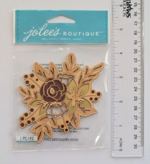 Jolee’s Large Wood Floral Cluster Scrapbooking Embellishment