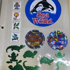 2500+ Stickers Vintage 80s Puff Scratch N Sniff Binder 48 Pages Michael Jackson