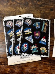 Vintage 1990’s Stickers Lot-Hallmark Stickers-Sports Countries Cities USA -READ