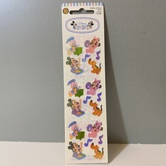 Vintage Sandylion Disney Babies Music Mother Of Pearl Stickers Mickey Minnie