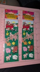 Vintage Stickers OTC Lot 2 Packs Farm Animal Stickers