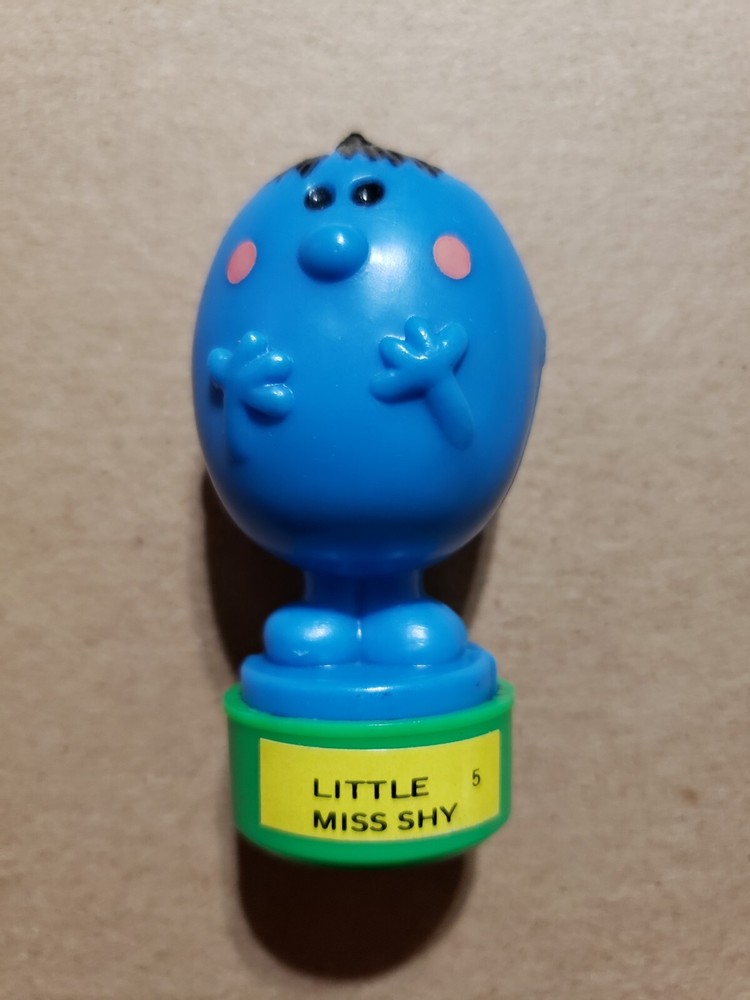Vintage Mr Men Little Miss Stamper Ink Rubber Stamp Little Miss Shy