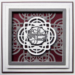 4PCS Alphabets Die for Card Making DIY Scrapbooking Get Well Soon,With Sympathy,