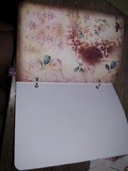 Pink Vintage Roses Junk Journal Scrapbook USA Seller