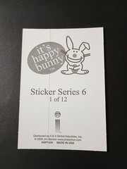 Happy Bunny Sticker Jim Benton Cute Funny Humor Vending Machine Sticker