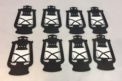 Tim Holtz Die Cuts * Rustic Lantern * 8 Sets * Black, Kraft or Red Cardstock