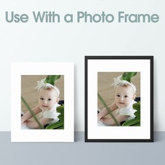 Golden State Art, Acid Free, Pack of 25 11×14 White Picture Mats Mattes with Whi