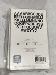 3 Pack Momenta Letter Card stock Stickers A-Z