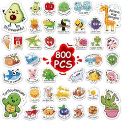 800pcsTeacher Classroom Motivational Stickers for Kids Students
