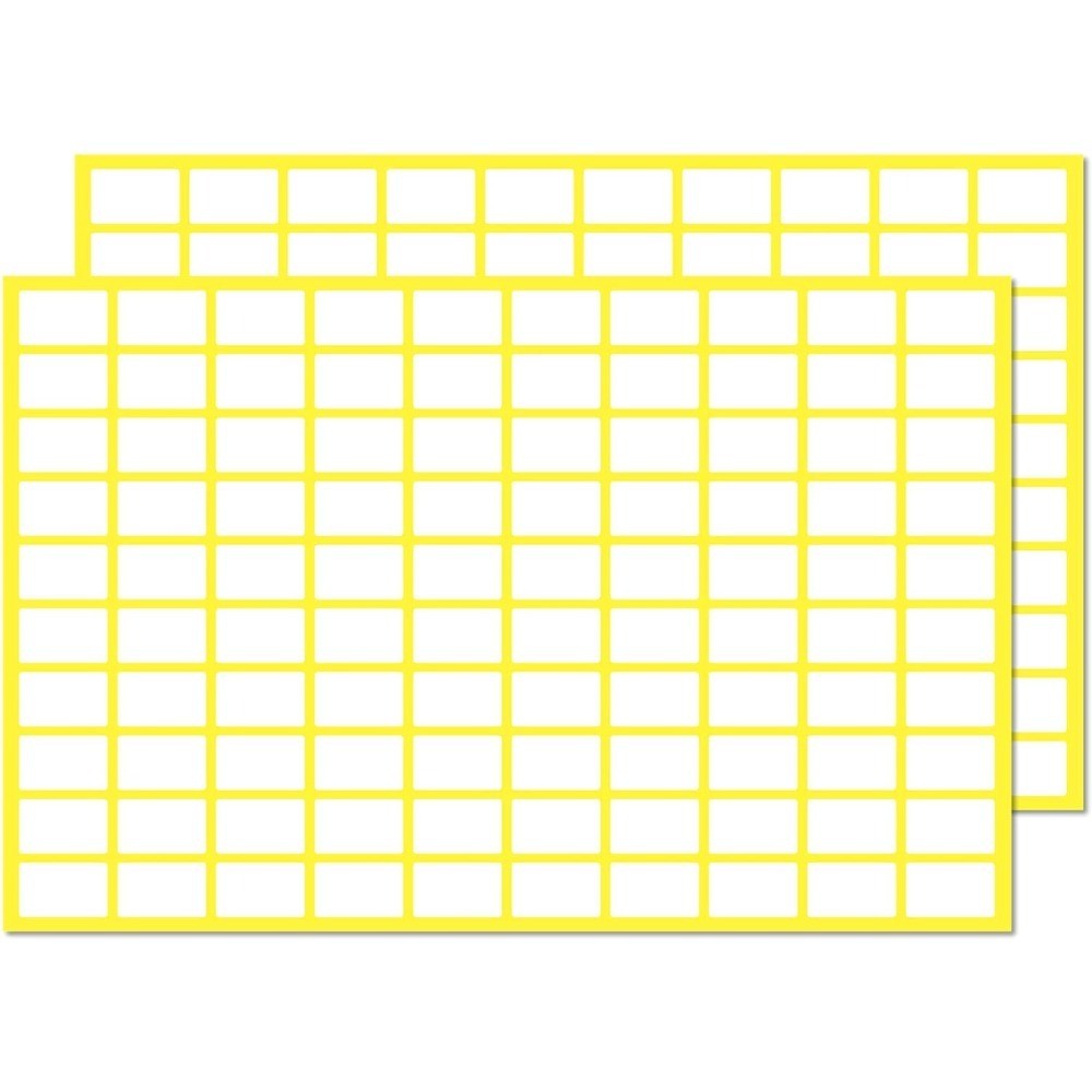 Small White Price Stickers 0.5 x 0.3 Inch 2000 Pack Adhesive Labels for Writing